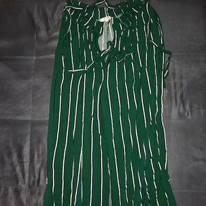 Standout striped flare bottoms